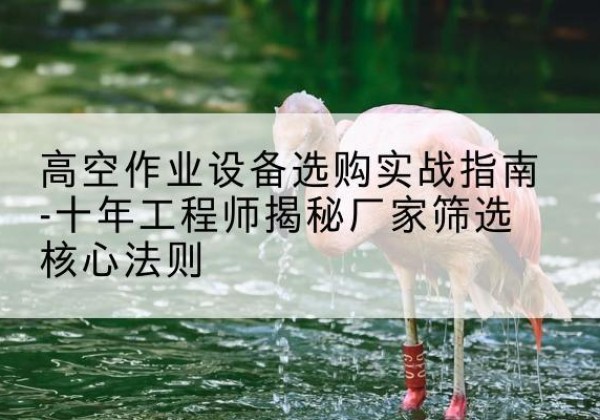 青山剪叉式升降机厂家-高空作业设备选购实战指南-十年工程师揭秘厂家筛选核心法则